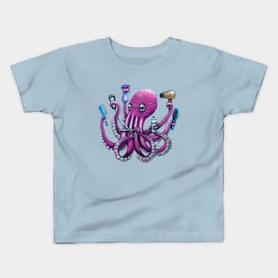 "OctoStylist" - OctoKick collection Kids T-Shirt